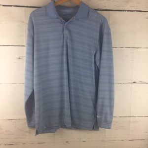 Nike Fit Dry Men’s Large blue sleeve